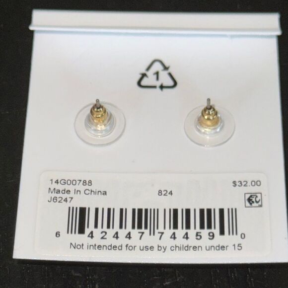 Lauren Ralph Lauren Gold Teardrop Earrings - Picture 3 of 3